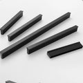 Modern Zinc Alloy Furniture Handles for Wardrobe Cabinet Bedroom-Customizable Sliding Door Hardware