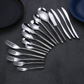 High Quality Shiny Stainless Steel 18/10 Classic Spoon Fork Set Custom Silver Hotel Cutlery for Back to School