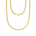 Minimalism 18K Gold Plating S925 Sterling Silver Bare Chain Necklace for Men Wholesale