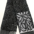 Sequin Tulle Embroidered Lace Fabric 100% Polyester Eco-Friendly Lightweight for Women's Wedding Dresses & Apparel Wholesale MegaBDM