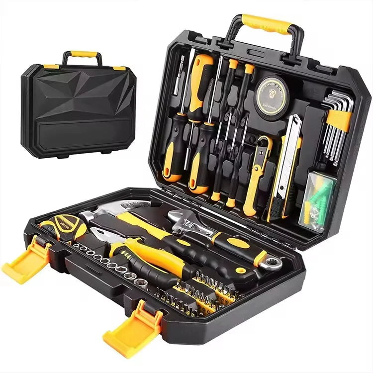 Hand Tool Box 100 Pieces Tool Set Cabinet Hardware Hand Tools Set Mechanic Tool Set Box