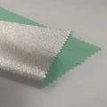 Organic Nylon Spandex Rayon Warp Elastic 2/2 Twill Suit Medium Weight TPU Metallic Foil Fabric for Girls Pants and Trousers