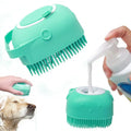 New Grooming Pet Shampoo Brush rubber Dog Hair Brush Shedding Dog Bath Brush