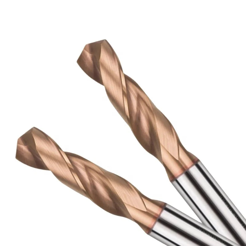Carbide Twist Drill Bit 140 Point Angle Right Hand for Die Steel Cast Iron Stainless Steel CNC Metal Drilling Tool DIN 338