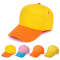Custom Logo Goldfour 6-Panel Cotton Baseball Cap Unisex Kids-Sporty Street Style Four Seasons Outdoor Use Single Breasted Common