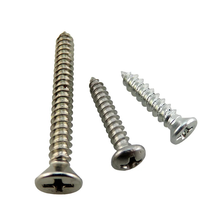 Customizable M3 Metric Pan Head Wood Screw Self-Tapping DIN 7981 Screws 10mm Lengths in Sizes M3M6M5M4