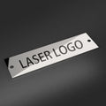 In Stock Sea Water Resist Stainless Steel Brand Name Plate Tag Custom Private Metal Label Logo for Clothing