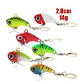 Artificial Flashing Hard Bait Floating Three Hook Perch Lure Bait Vibe Lures 5g7G10G14G20G Vibration Fishing Vib