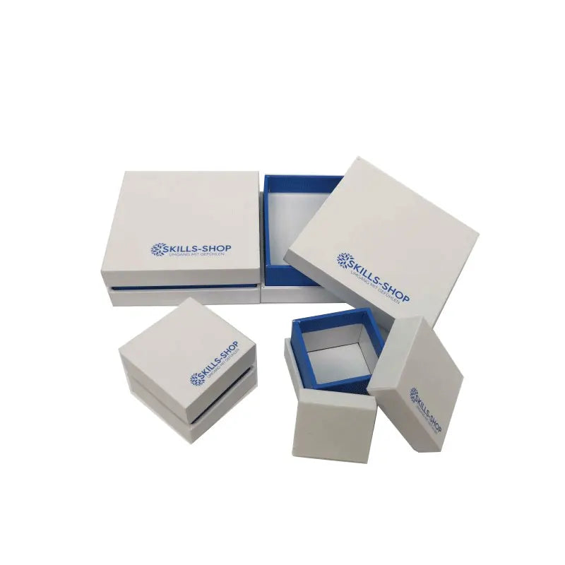 Empty Wedding Cardboard Gift Boxing Luxury Custom Bridesmaid White Paper Jewelry Gift Box Packaging With Inserts
