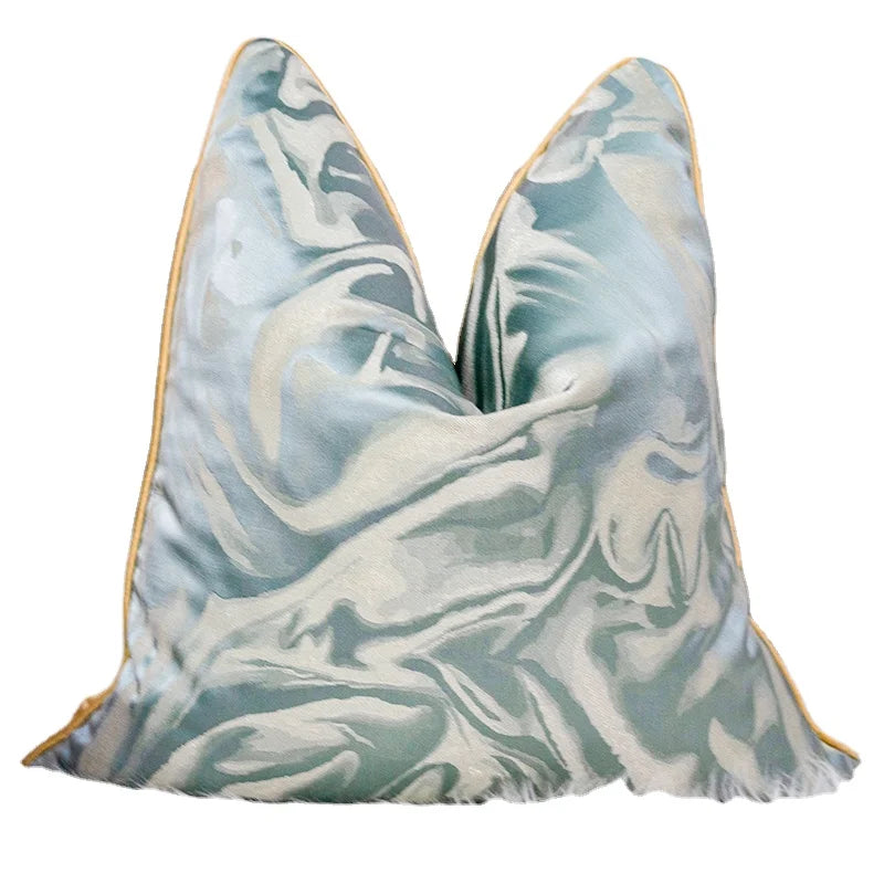 Hot Sell Wholesale Luxury  45x45cm  square  Jacquard Pillow case Jacquard Cushion Cover