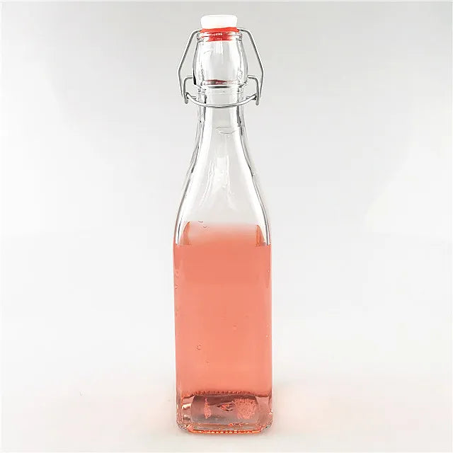 250 ml 500 ml clear Wholesale Swing Top Drink Glass Bottles for Kombucha
