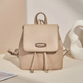Simradia PVC Drawstring Backpack Purse Retro Preppy College School Bag Fashion Travel Women Backpack