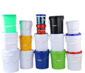 Good Quality PP Plastic Bucket 5L Food Container Drum Pail with 260mm Lid Diameter 1.7mm Wall Thickness Factory Direct Supply