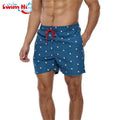 Polyester Beach Shorts Men Surfing Board Short Swimwear Swimsuit Two Eyelets With Back Pocket Swimming Trunks