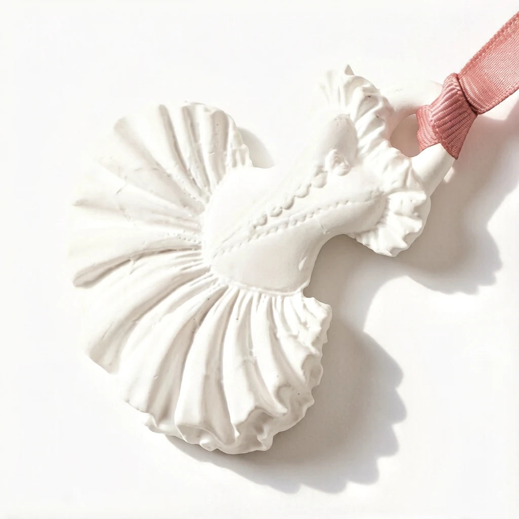 Factory Wholesale Hanging Car Aroma Wardrobe Air Freshener Scented Ceramic Flower Porcelain Home Fragrance Oil Diffuser