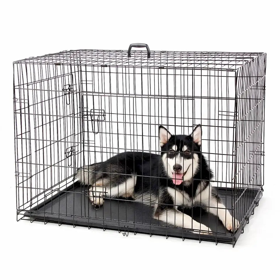 Teddy Bitter Bear Chihuahua Dog Cage Small Medium Pet Kennel Iron Material Household Cat Cage Toilet Animal Crate Live Use