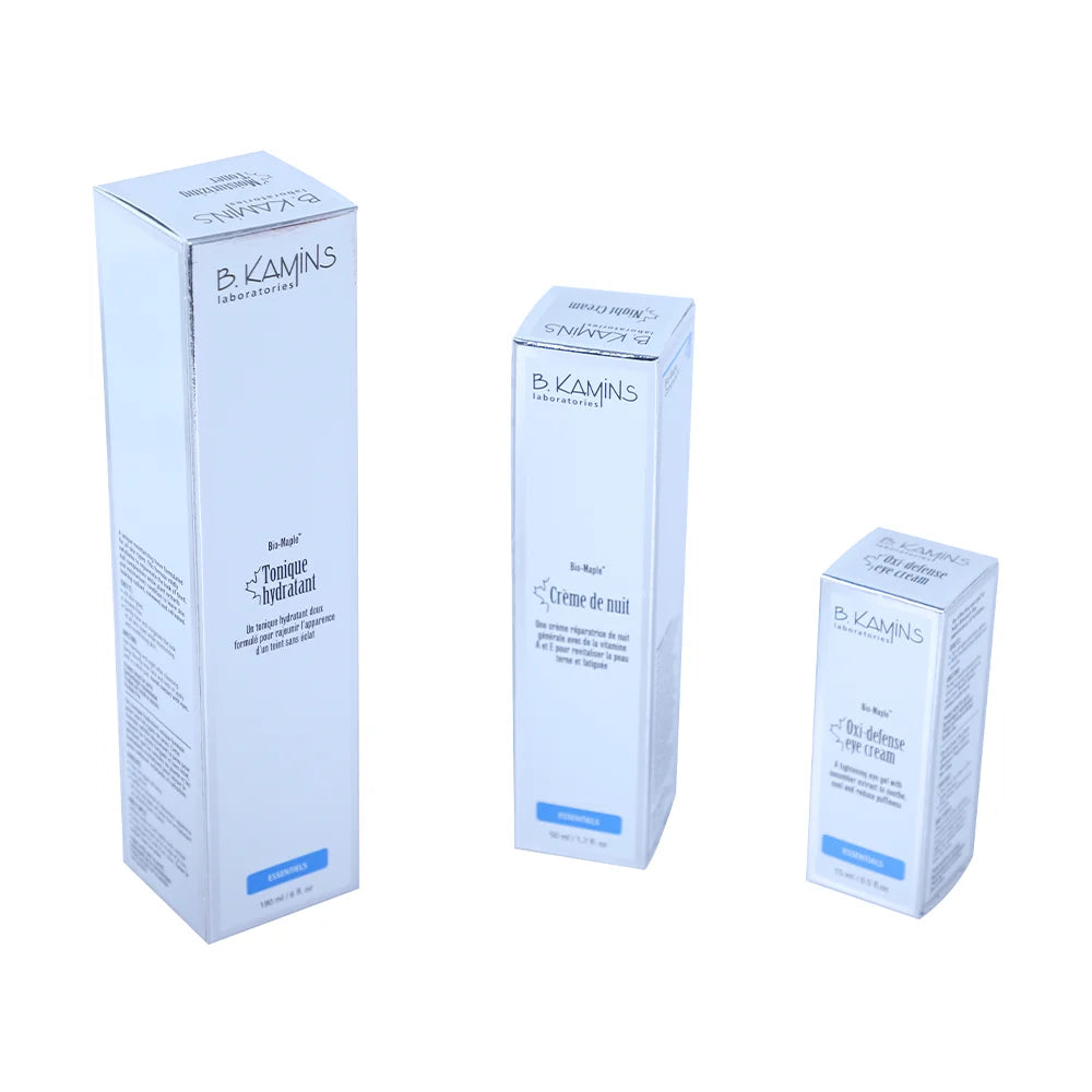 Oil Dropper Bottles Recycled Materials Self Erecting Boxes Custom Empty Cardboard Gift Makeup Box OEM