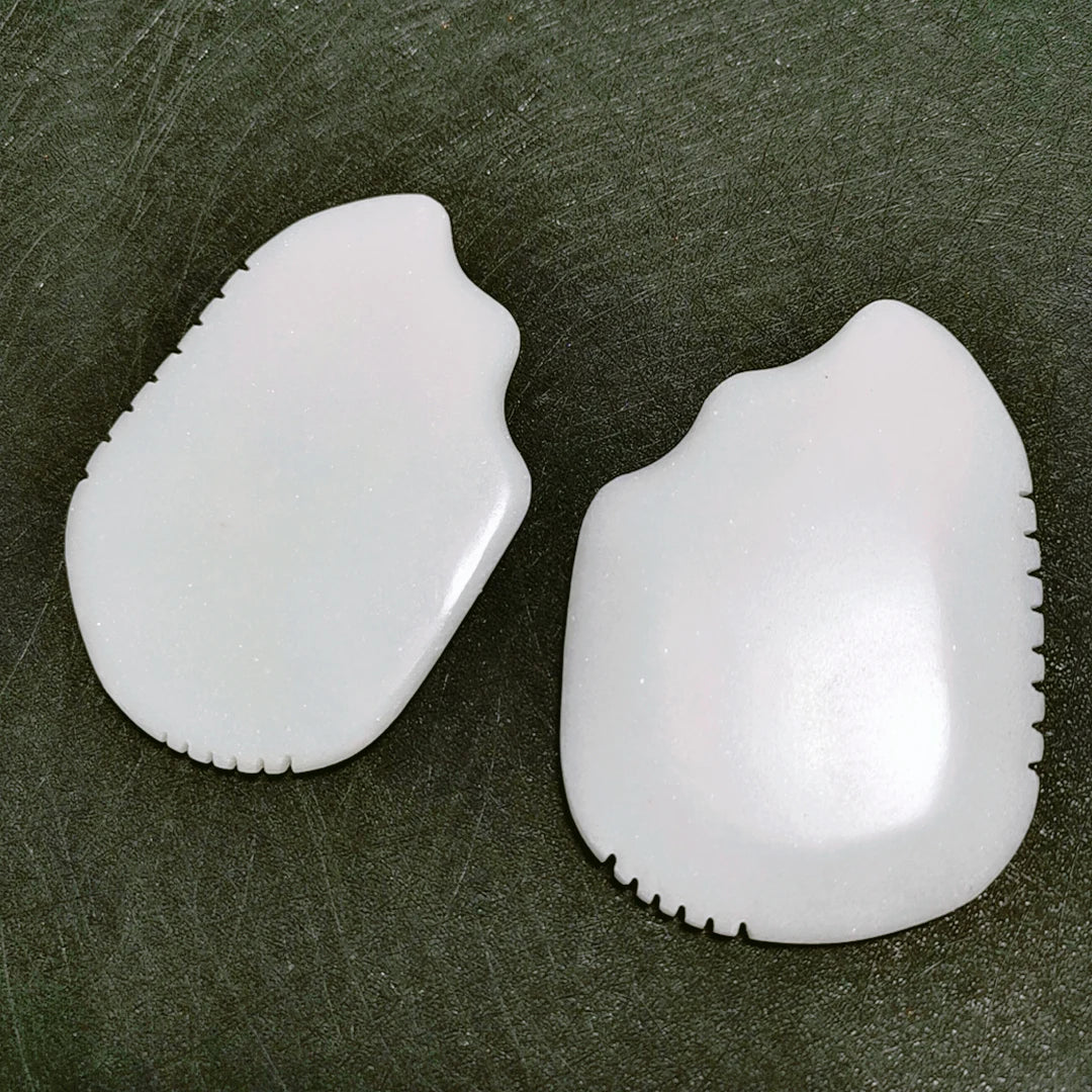 2026 Board Rose Quartz Guasha Gua Sha Guasha Gua Sha Tools Jade Stone Board Rose Quartz Guasha Plate for Beauty