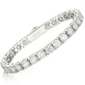 3mm-6mm 925 Sterling Silver VVS Moissanite Tennis Bracelet Pass Diamond Test Free Engraved Bling Men's Fine Jewelry for Women