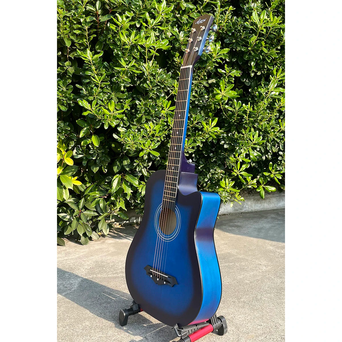 China Factory Wholesale Musical Instrument 6 String Cutaway 38 Inch Acoustic Guitar for Sale