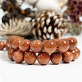 Wholesale Smooth Gold Sandstone Gemstone Loose Beads for Jewelry Making DIY Handmade Crafts 4mm 6mm 8mm 10mm 12mm 14mm