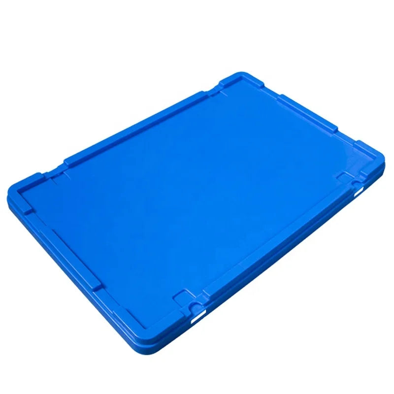 EU46Lid 600*400*15MM Plastic Solid Square Crate Lid Europe Standard for Workshop Factory Transport Use