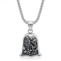 Motorcycle Bell Guardian Angel Drive Away Gremlin Biker Bell for Men Women Rider Riding  ST. Christopher Bell Good Luck Gift