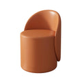 Hot Sale Luxury Rotary Makeup Stool Lamb Hair Toilet Stool with Backrest for Bedroom Salon Living Room Hotel