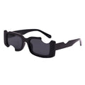 VIFF HP21125 Bite Cuts Concave Glasses Square Frame Sunglasses