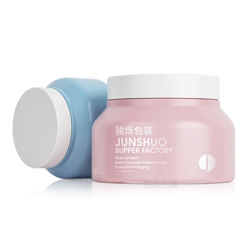 Factory Direct Sale  100ml Custom Plastic Cleanser Foam Jar Empty Jar