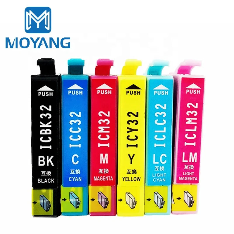 MoYang Compatible for EPSON IC32 Ink Cartridge PM-A850/A870/A890/D750/D800/D770/G700/G720/G730/G820 Printer Cartridges ICBK32