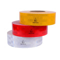Neon Yellow Safety Warning Tape PET Material High Reflective Printable Black Neon High Visibility Marking High Durability