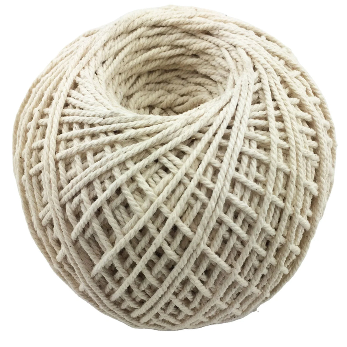 Natural Color 12ply 3 Strands Twisted Cotton Bakers Twine Ball 1/2lb Kitchen Cooking Packing Ropes