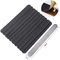 Straight Replacement Nail File Removable SandPaper With Stainless Steel Handle Metal Sanding Nail File