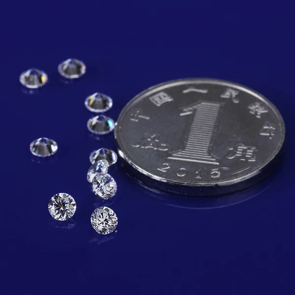 Starsgem Factory Price Cubic Zirconia Ready to Ship White Cz Loose Stone 1.2mm Cz