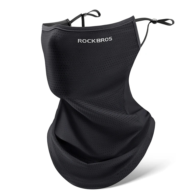 ROCKBROS Cycling Neck Gaiter Face Covers Earloop UV Protection Face Mask Scarf Bandana Facemask
