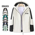 Custom Embroidered Logo Polyester Waterproof Soft Shell Full Zip Jacket Team Corporate Uniform Women's One Piece Soft Shell Jack