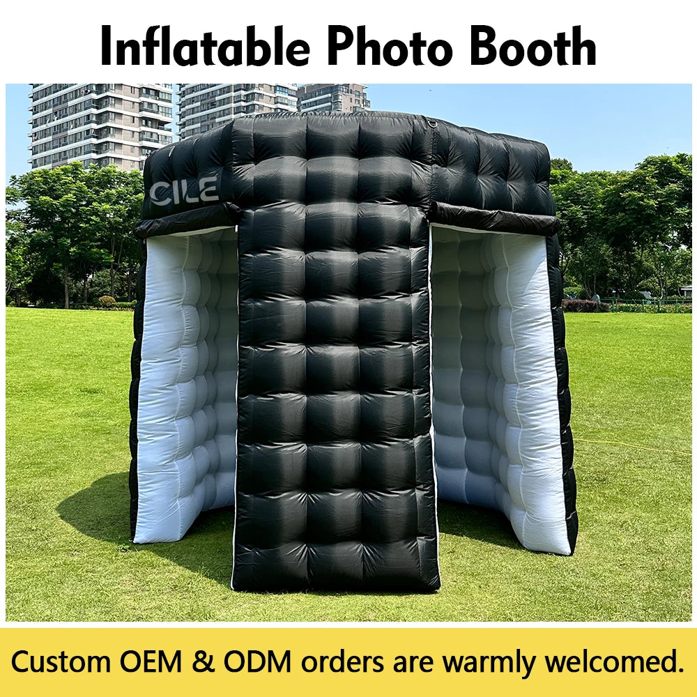 Portable Activity Scene Photography Inflatable Led 360 Photo Booth Enclosure Tent Inflatable Photo Booth