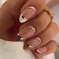 Nail Beauty Newest Styles Trending Artificial Fingernails Low Price Wholesale Best Quality 24 PCs Art Nails Press on Nails
