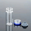 10ml Clear Glass Tube Vials Rubber Stopper Flip Top Crimp Seals Cap Pharmaceutical Medical Liquid Hot Stamping Surface 5ml Cream