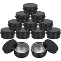 Screw Round 16oz 20 ml Aluminum Candle Tin Jars  Making Storage Metal Container 100 ml Flat Aluminum Cream Cosmetics Jar