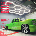 Zoneng Garage Auto Detailing Light Hexagon Led Light for Car Wash Ceiling Lighting
