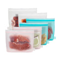 Wholesale Custom New Waterproof 100% Pure Food Grade Silicone Food Packaging Bag Silicone Reusable Storage Bags