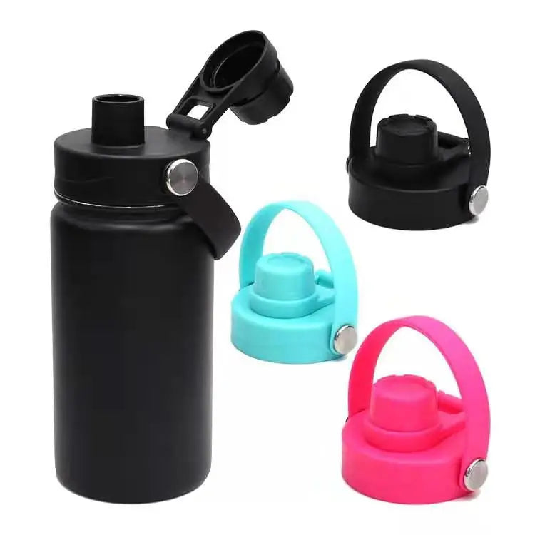 Tumbler Vacuum Flask Stainless Steel Sport Water Bottle Drink Plastic Spout Handle Lid Twist Spout Replacement Cover Cap