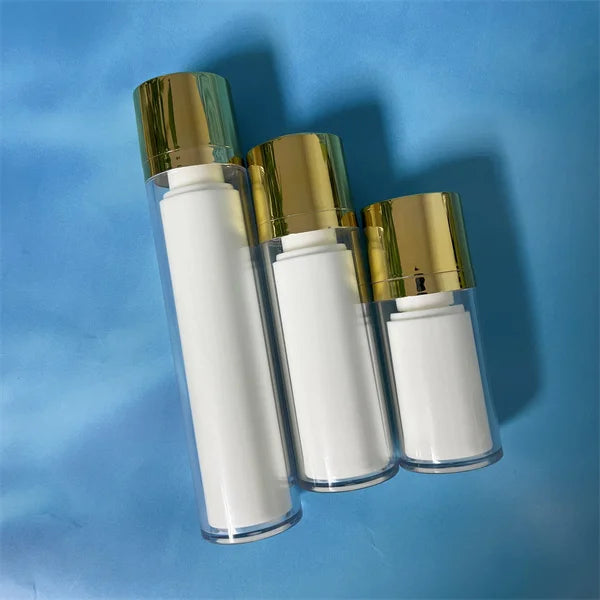 Spot Supply Rotating Vacuum Bottle 50ml  Lotion Bottle 15ml Eye Cream Bottle 30ml Sunscreen Isolation Milk Press