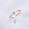 2025 Low Price 18K Rose Gold Diamond Ring High Quality Valentine's Day Gift Lab Grown Diamond Vintage Fashion Wedding Fine Rings