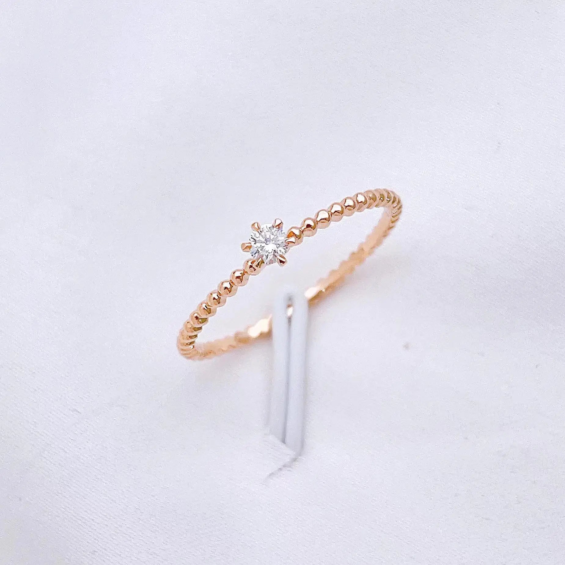2025 Low Price 18K Rose Gold Diamond Ring High Quality Valentine's Day Gift Lab Grown Diamond Vintage Fashion Wedding Fine Rings