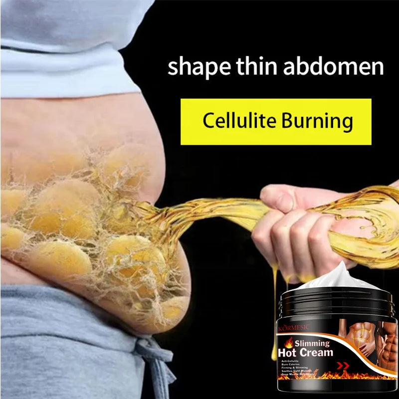 OEM ODM KORMESIC Weight Private Label Belly Thigh Hot Gel Body Fat Burning Slimming Cream Slimming Firming Cream