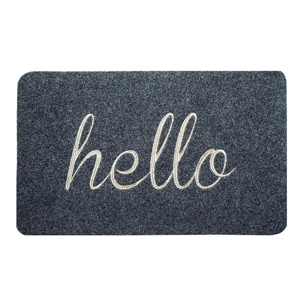 Custom Outdoor Doormat Front Door Welcome Mat with Durable Non Slip Polyester Tufted Modern Rug for Home and Hotel Use