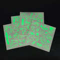 Five & Ten GMPC/Sedex/ISO/EUDR Glow in Dark Tattoo Sticker Animal Flowers Children Adult Tattoo Body Art Water Transfer Stickers